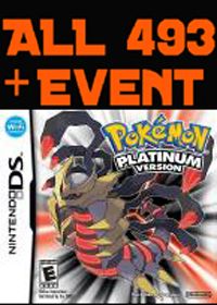 All 493 Pokemon for Platinum Loaded on Your Platinum