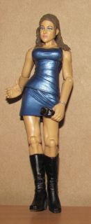 Stephanie McMahon Jakks WWE RARE Wrestling Figure WWF Lot Blue Dress