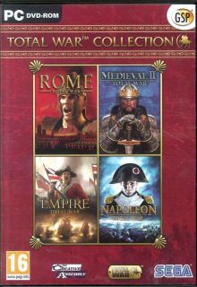 Total War Collection Rome Medieval II 2 Empire Napoleon RTS Strategy