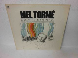 Mel Torme Live at The Maisonette w Al Porcino Orig US Atlantic LP
