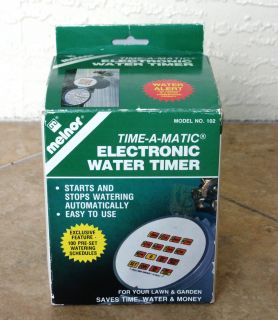 Melnor Electronic Water Timer New in Box Model No 102