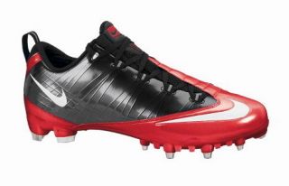 New Mens Nike Zoom Vapor Carbon Fly TD Football Cleats 8 Black Red