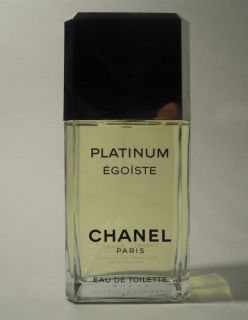 Chanel Egoiste Platinum Mens Perfume EDT 3 4fl oz 100ml Never Used