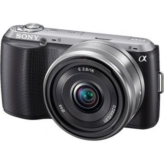 Sony Α Alpha NEX C3 16 2 MP Digital Camera Black Kit w 16mm Lens NEX
