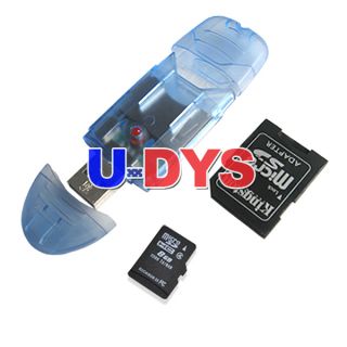 8GB Micro SD T Flash 8g MicroSD Memory Card Card Reader
