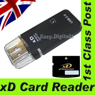 USB 2 0 XD Memory Card Reader for Olympus Fuji Picture