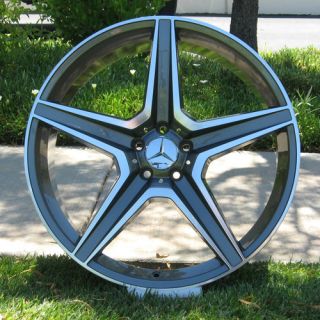  MB5 Wheels Rims Gunmetal Machined Face Fits Mercedes Benz GL