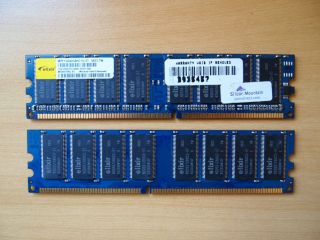 Desktop Memory 1GB DDR PC3200 DIMM Lot of 12