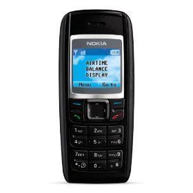  1600b Black GSM Dualband Tracfone Basic Messaging Color Candy Bar