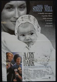 Cry in The Dark 1988 Meryl Streep Sam Neill Poster