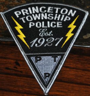 Princeton Township Police Patch Mercer County Sheriff Trenton NYPD NJ