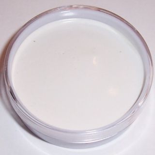 White Mehron Color Cup Makeup Oil Base Profesional Stage Clown