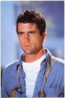 Mel Gibson Young Handsome Scarce Fan Club Postcard