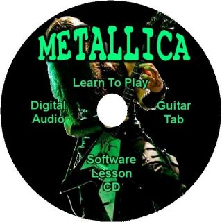 Metallica Guitar Tab Lesson Software CD 164 Songs
