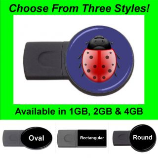 Ladybug Design 2 USB Flash Memory Drive Stick Thumb Pen FD1458