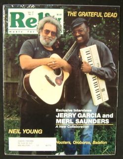 Magazine 1990 Jerry Garcia and Merl Saunders Hooters Neil Young