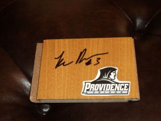 Kris Dunn Providence Friars Signed Logo Floor COA Michael Jordan