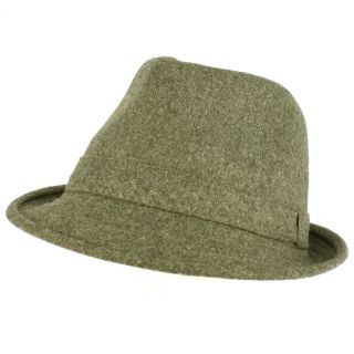 Mens Winter Classic Wool Solid Fedora Trilby Gangster Mob Cap Hat