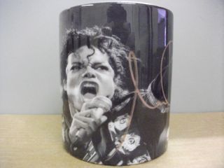Michael Jackson BW Mug Cup Music Memorabilia Christmas Xmas Gift Santa