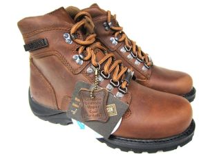 Harley Davidson Virgo Brown Leather Mens Motorcycle Boots