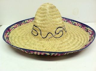 Adult Salsa Spanish Mexican Fiesta Sombrero Hat Costume