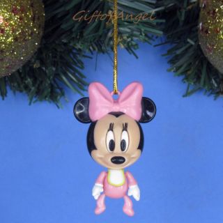  Ornament Xmas Tree Home Decor Disney Mickey Minnie Mouse Baby A243