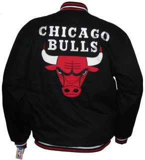 Bulls Light Twill Cotton Black Jacket Michael Jordan Zip Front