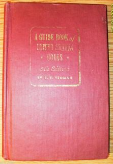Whitman Red Book 1952 53 5th Edition Guide Book of United States Coins