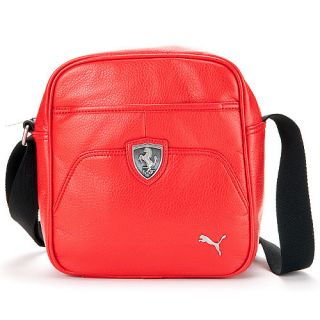 New Puma Ferrari LS Small Messenger Shoulder Bag Red 07049602