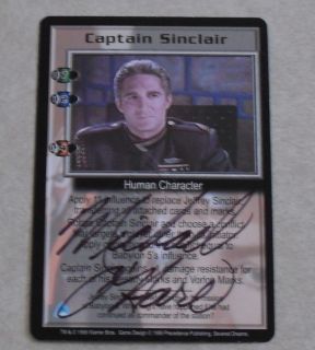 CCG Severed Dreams Embossed Card Autographed by Michael OHare