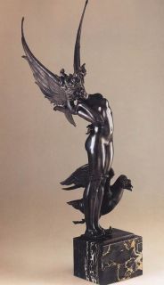 Michael Parkes Bronze Angel of Memory