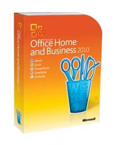 Microsoft Office 2010 Home and Business Retail Box T5D 00417 Brand New