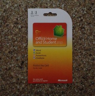Microsoft Office Home and Student 2010 1 User