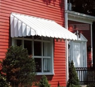 Aluminum Window Awnings Staggered Edge 45 x 22 x 22