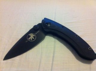 Microtech Whaleshark FTE Limited Flipper Knife G 10 (3.63 Black Plain
