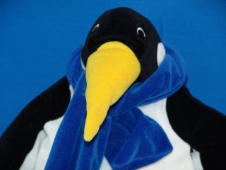 Meyer Plush Penguin Blue Winter Scarf Christmas Toy Stuffed Animal