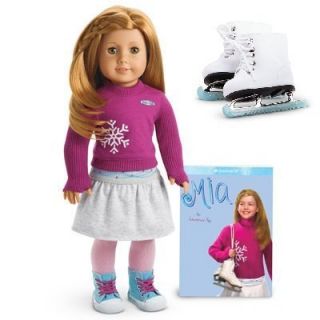 American Girl Doll of The Year 2008 MIA Doll Performance Skates Book