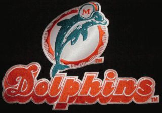 Vintage Large Miami Dolphins Logo Patch NFL Football