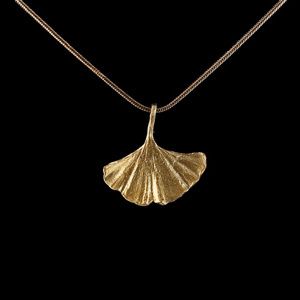 Leaf Pendant Michael Michaud Gingko Jewelry Ginko Necklace
