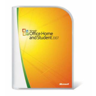 Microsoft Office Home Student 2007 Disc Product Key Only