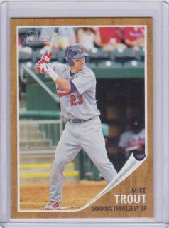 Mike Trout 2011 Topps Heritage Minor League Rookie Angels RC 44