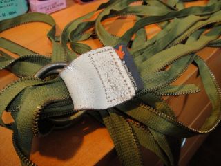 Michiko Koshino Jeans Zipper Strand Belt by Japanese Designer From
