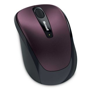 Microsoft Wireless Mobile Mouse 3500 GMF 00134 Sangria Red Metallic