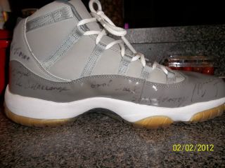 Michael Jordan Game Used / Worn Shoes Autographed to Tracy Mcgrady
