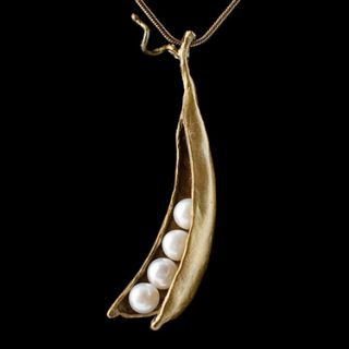 Four Peas in A Pod Necklace by Michael Michaud Jewelry