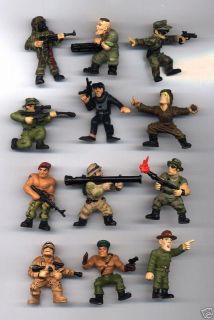 12 Commandos Military Figures Army Men 1 32 Scale