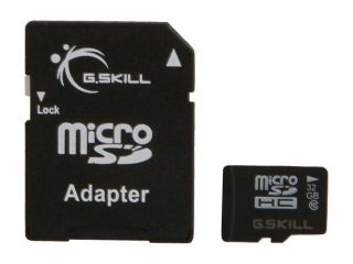 Skill 32GB Micro SDHC Flash Card w SD Adapter Model FF TSDG32GA C10