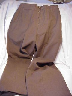 WWII US Army Dress Duty Combat Uniform Pants Trousers 1945 MINT World