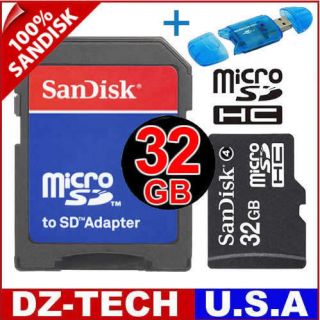 SanDisk 32GB Micro SDHC SD MicroSD Memory Card 32 GB G