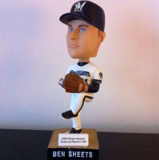 Ben Sheets Milwaukee Brewers Baseball Bobblehead 2005